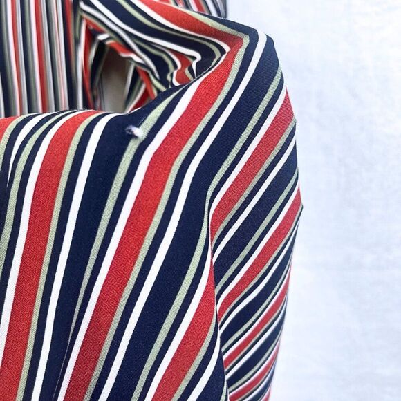 Women's Wide Leg Striped Jumpsuit | Romper Size Small - Picture 14 of 14